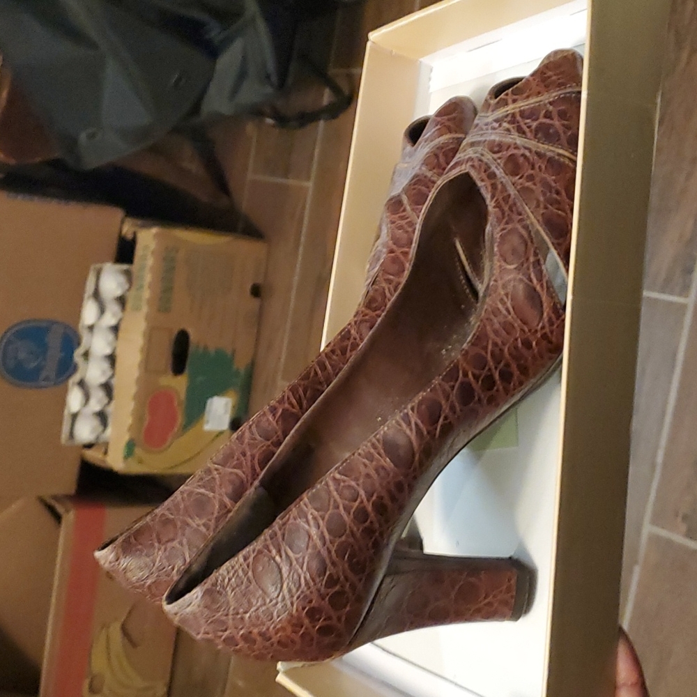 Brown heels